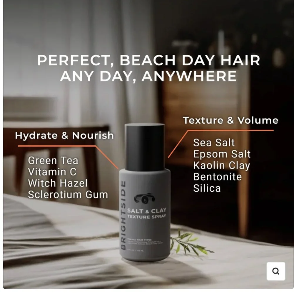 Brightside - Salt + Clay Surf Spray 3oz